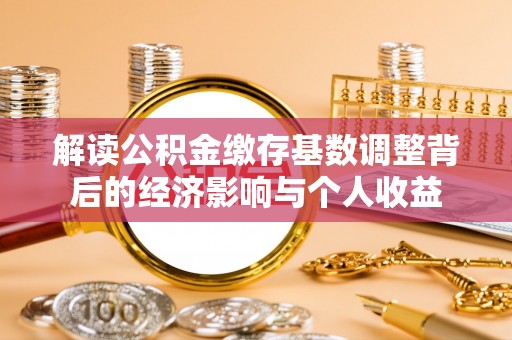 谢家集解读公积金缴存基数调整背后的经济影响与个人收益