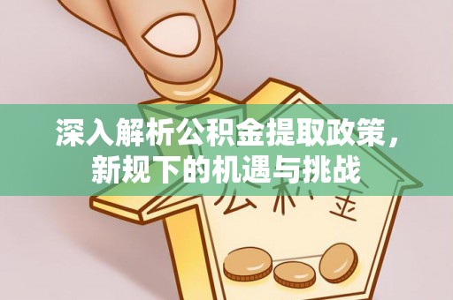 谢家集深入解析公积金提取政策，新规下的机遇与挑战